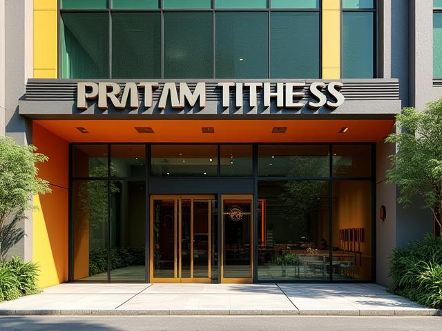Exterior gym Pratama Fitness di Jakarta